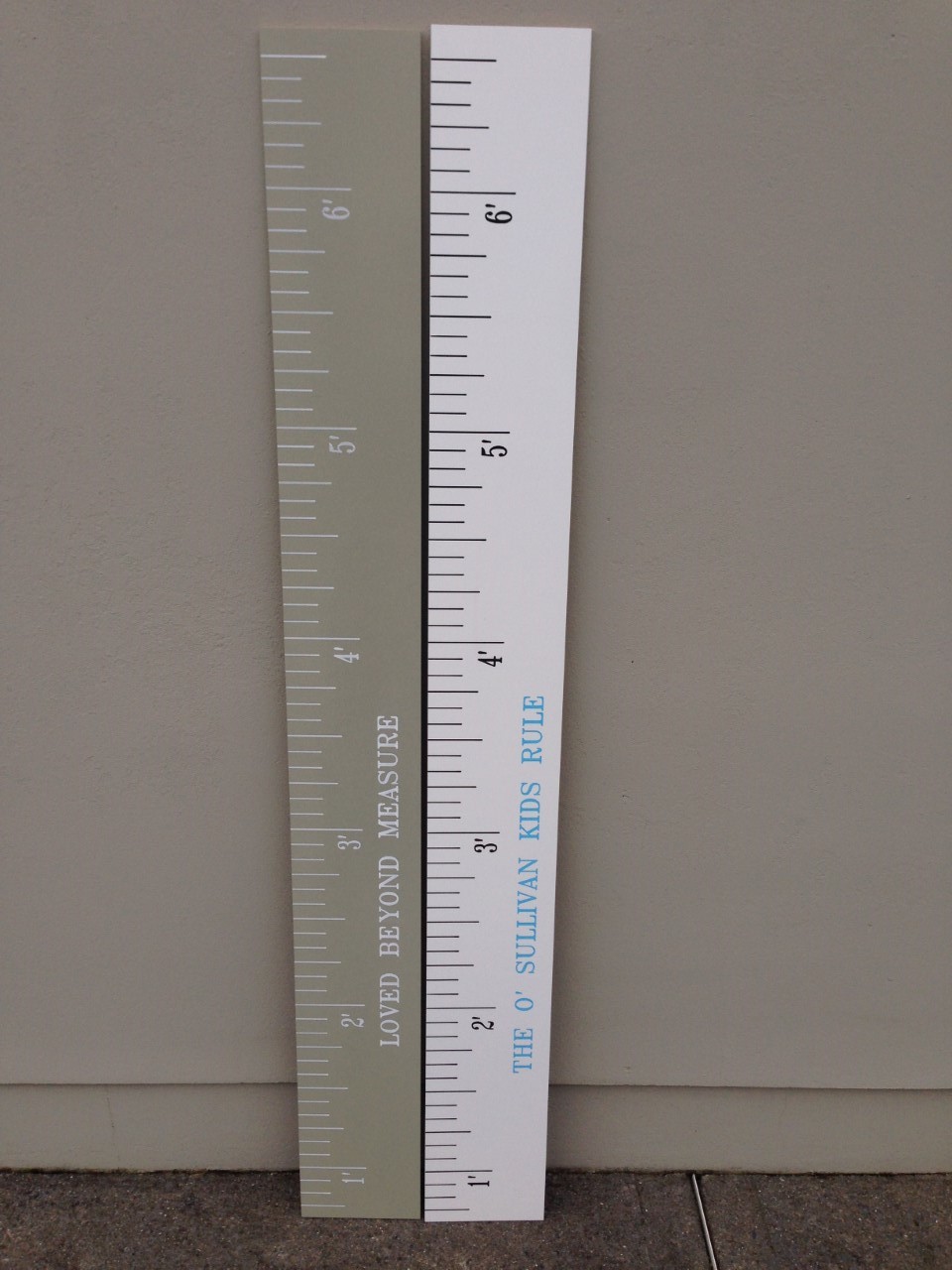 Personalised Height Chart Ireland