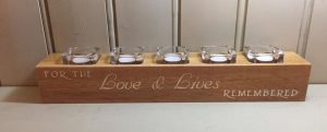 Solid Oak Tealight Holder