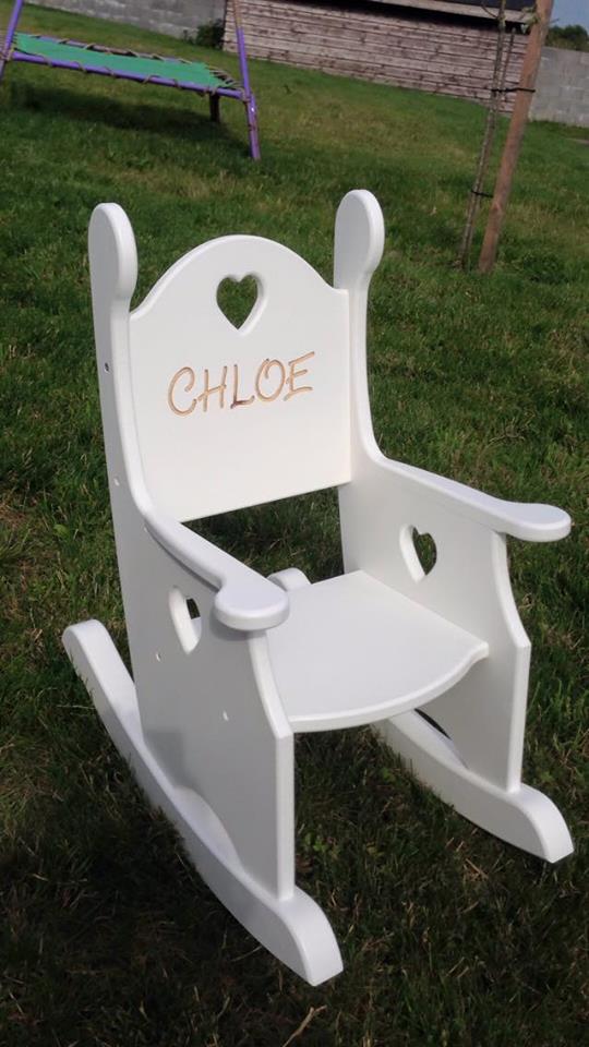 Personalised Sprayed Toddler Rocking Chair Kerry Signature Furniture