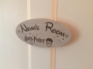 children's room door sign