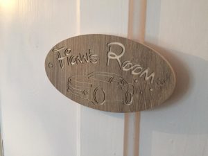 children's room door sign