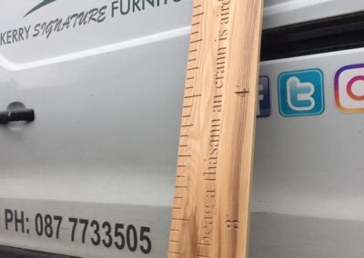 Irish height ruler