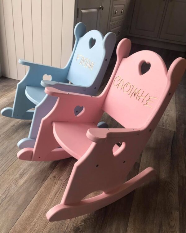 Children's Rocking Chair Painted - Image 4