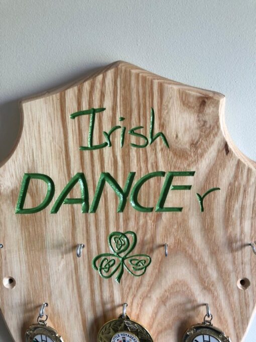 Irish dancer medal plaque