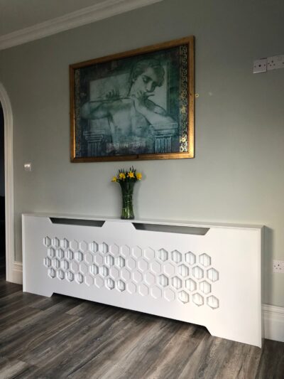 Honeycomb radiator cover