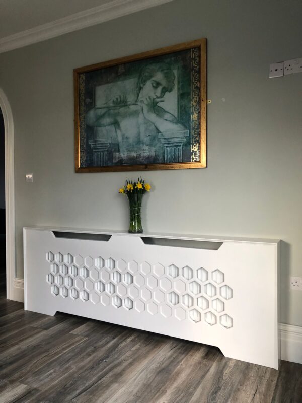 Honeycomb radiator cover